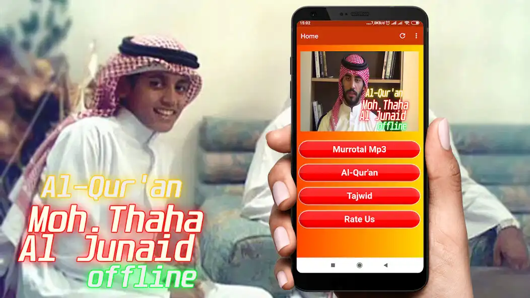 Play Al-Quran Mp3 offline ( Moh Thaha al junayd )  and enjoy Al-Quran Mp3 offline ( Moh Thaha al junayd ) with UptoPlay