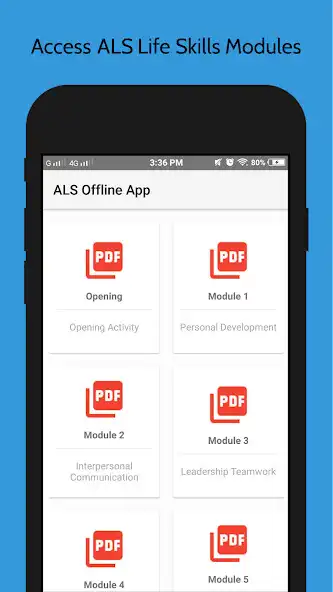 Play ALS Life Skills Modules (Offline Version) as an online game ALS Life Skills Modules (Offline Version) with UptoPlay