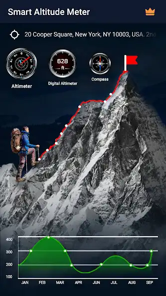 Play Altimeter GPS Meter Altitude as an online game Altimeter GPS Meter Altitude with UptoPlay