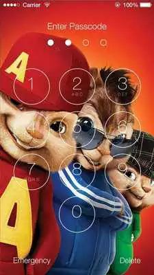Play Alvin and the Chipmunks Lock Screen