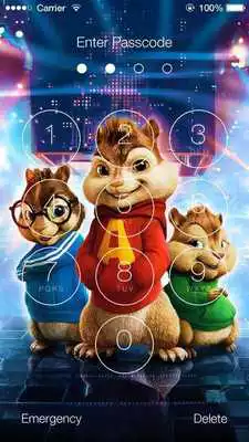 Play Alvin and the Chipmunks Lock Screen