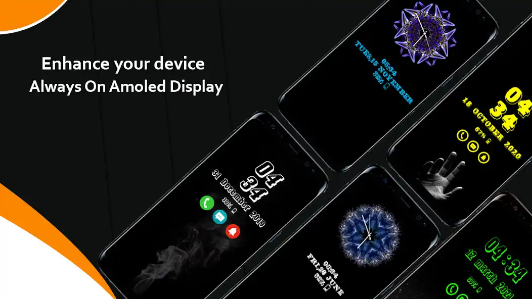 Play Always On Display Clock Widget  and enjoy Always On Display Clock Widget with UptoPlay