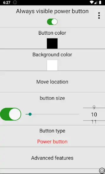 Play Always visible power button  and enjoy Always visible power button with UptoPlay
