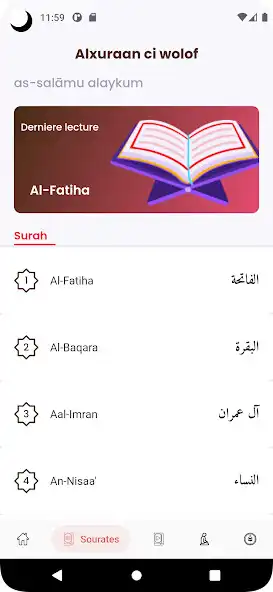 Play Alxuraan ci wolof as an online game Alxuraan ci wolof with UptoPlay
