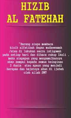 Play Amalan Hizib Al - Fatehah