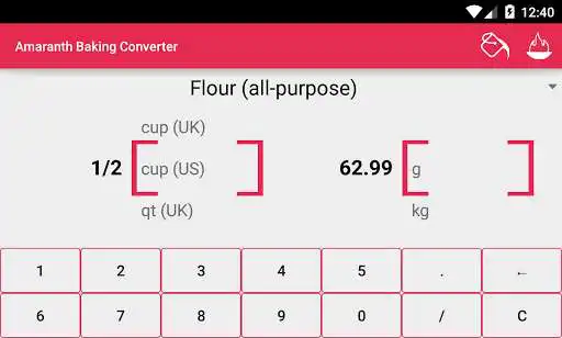 Play Amaranth Baking Converter