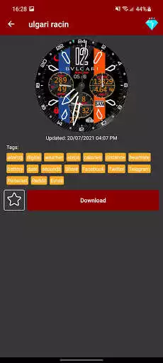 Play Amazfit GTR 2/2e - Watch Face as an online game Amazfit GTR 2/2e - Watch Face with UptoPlay