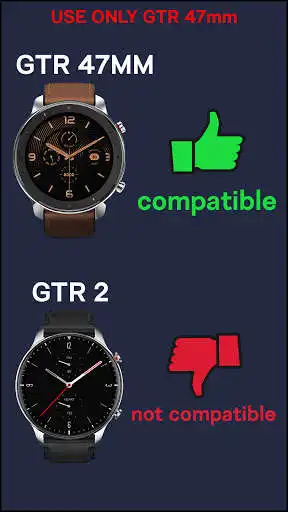 Play Amazfit GTR 47 Watchfaces as an online game Amazfit GTR 47 Watchfaces with UptoPlay