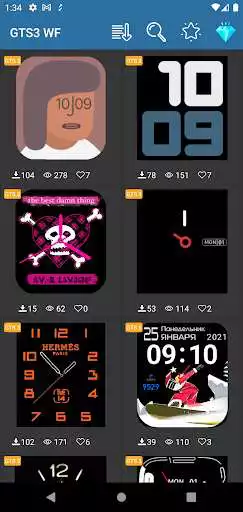 Play Amazfit GTS 3 - WatchFace  and enjoy Amazfit GTS 3 - WatchFace with UptoPlay