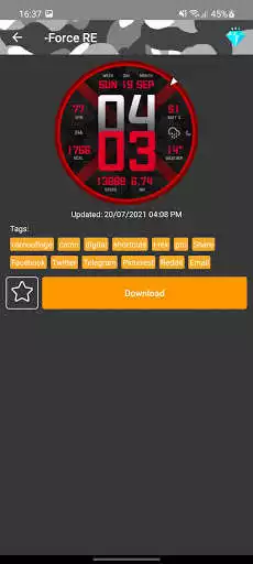 Play Amazfit T-Rex - Watch Face as an online game Amazfit T-Rex - Watch Face with UptoPlay