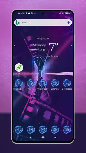 Play Amazing Futuristic Theme for Monadon Launcher  and enjoy Amazing Futuristic Theme for Monadon Launcher with UptoPlay