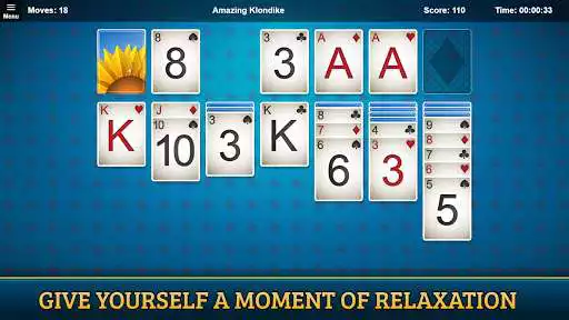 Play Amazing Klondike Solitaire as an online game Amazing Klondike Solitaire with UptoPlay