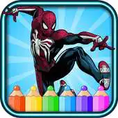 Free play online amazing spider hero men coloring book APK Free play online amazing spider hero men coloring book APK