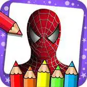Free play online amazing Spider-Man coloring game APK