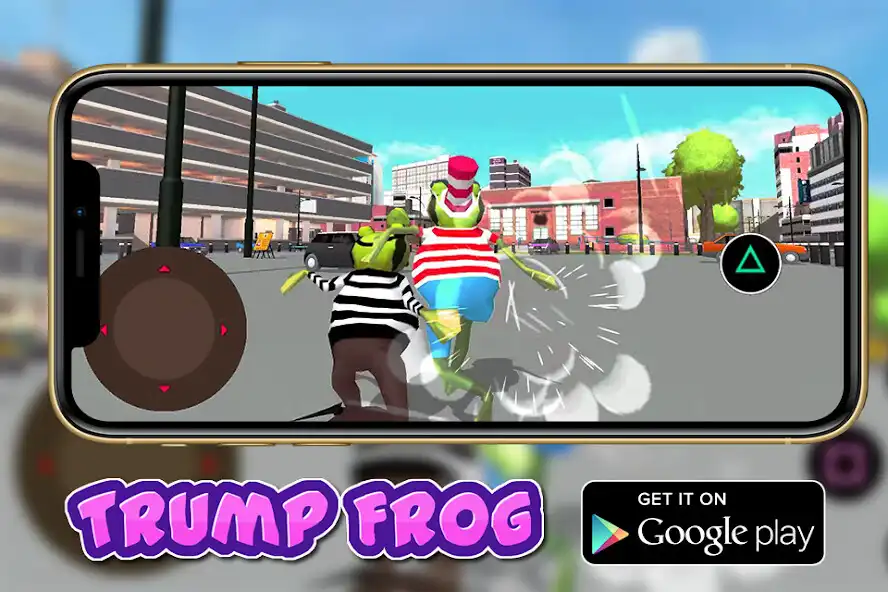 Play Amazing Trump Frog - Gangster Vegas 2021 as an online game Amazing Trump Frog - Gangster Vegas 2021 with UptoPlay