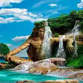 Free play online Amazing Waterfall LWP APK