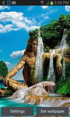 Play Amazing Waterfall LWP