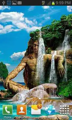 Play Amazing Waterfall LWP