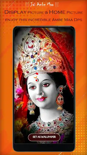 Play Ambe Maa Wallpaper, Bhavani as an online game Ambe Maa Wallpaper, Bhavani with UptoPlay