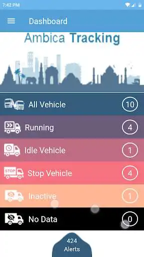 Play APK Ambica Tracking Solution  and enjoy Ambica Tracking Solution with UptoPlay com.vts.ambica.vts
