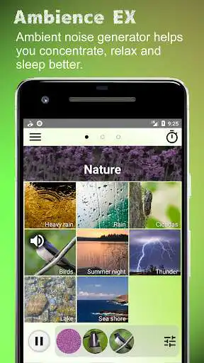 Play Ambience EX - White noise helps you relax  and enjoy Ambience EX - White noise helps you relax with UptoPlay