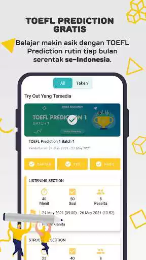 Play Ambiz Education - Belajar dan Try Out TOEFL Online as an online game Ambiz Education - Belajar dan Try Out TOEFL Online with UptoPlay