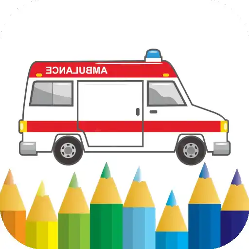 Play ambulance car - coloring book APK Play ambulance car - coloring book APK