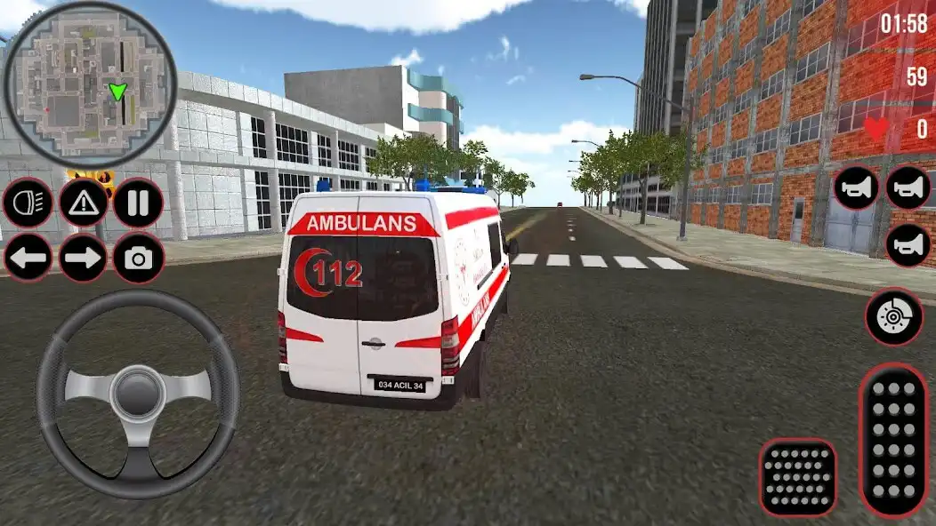 Play Ambulance Emergency Simulator  and enjoy Ambulance Emergency Simulator with UptoPlay