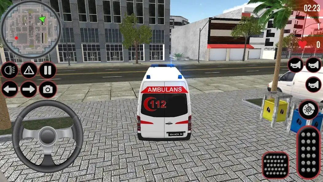 Play Ambulance Emergency Simulator as an online game Ambulance Emergency Simulator with UptoPlay