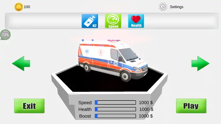 Play Ambulance Highway Crash Derby