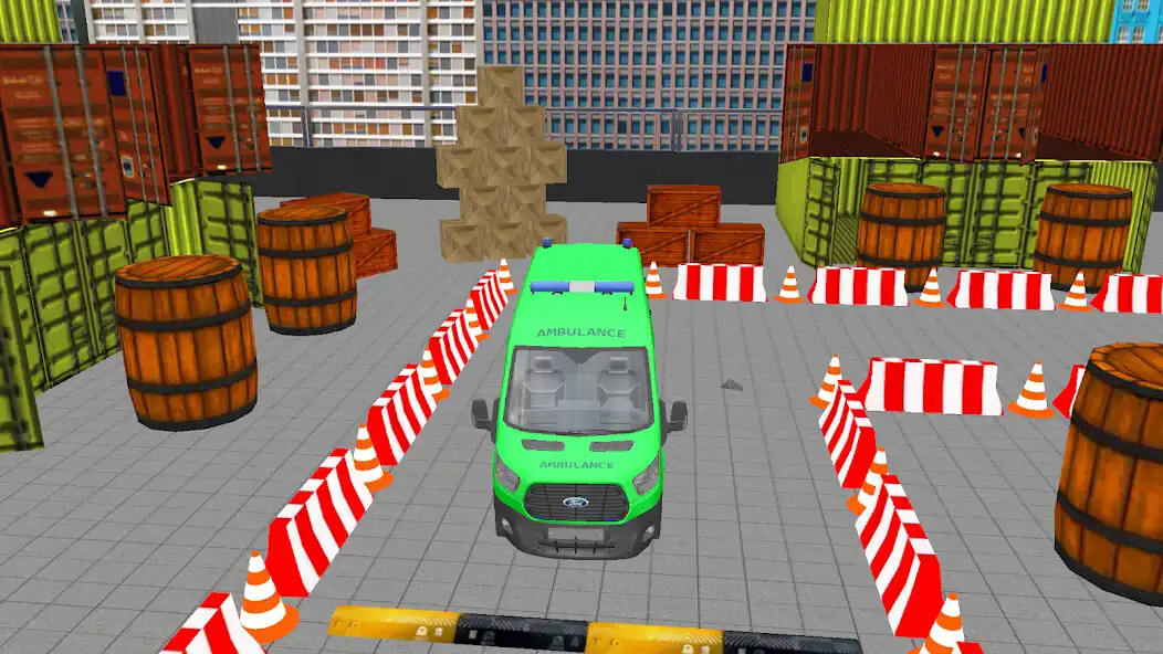 Play Ambulance Parking 3D Game 2024 as an online game Ambulance Parking 3D Game 2024 with UptoPlay