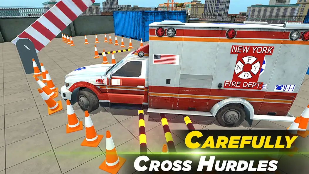 Play Ambulance Parking Game Simulator 3D  and enjoy Ambulance Parking Game Simulator 3D with UptoPlay