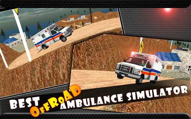 Play Ambulance Rescue Off road Driver: Heli Simulator