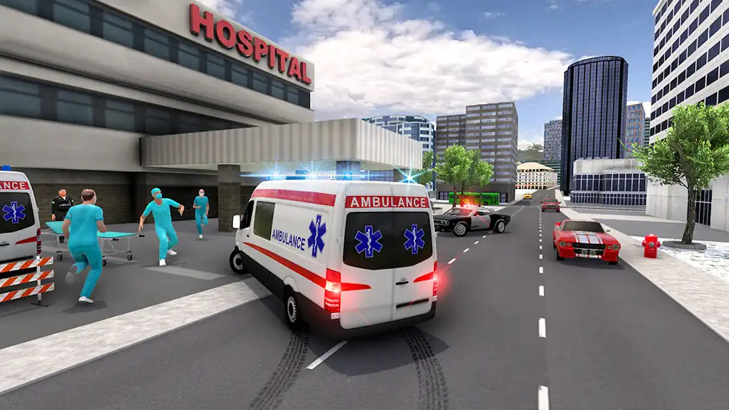 Play Ambulance Simulator Car Driver  and enjoy Ambulance Simulator Car Driver with UptoPlay