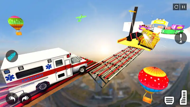 Play Ambulance Stunts Mega Ramp Car  and enjoy Ambulance Stunts Mega Ramp Car with UptoPlay