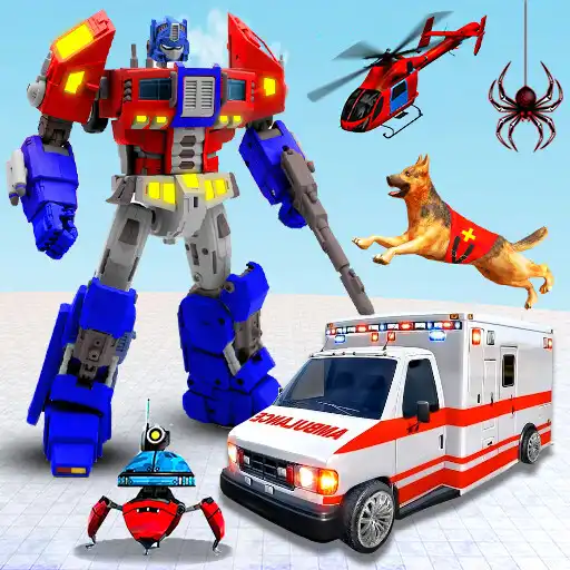 Play Ambulance Transform Robot Game APK