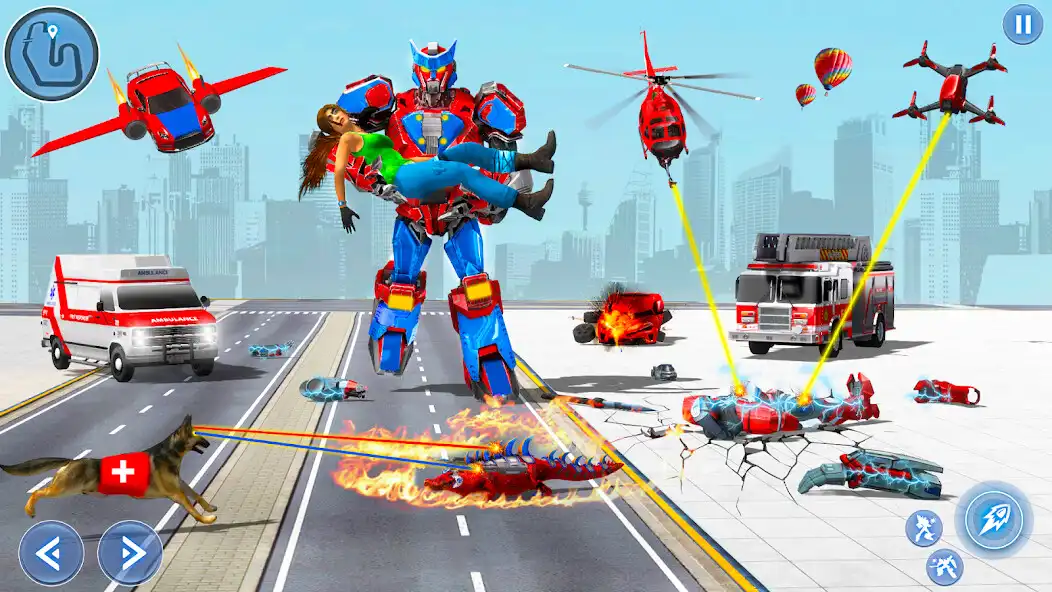 Play Ambulance Transform Robot Game as an online game online Ambulance Transform Robot Game with UptoPlay Play Ambulance Transform Robot Game as an online game Ambulance Transform Robot Game with UptoPlay