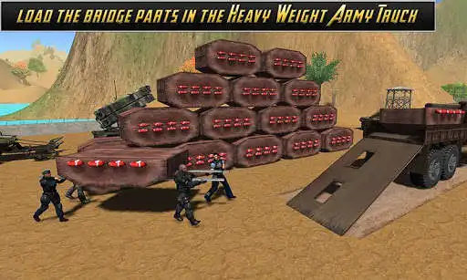 Play American Army Bridge Builder  and enjoy American Army Bridge Builder with UptoPlay