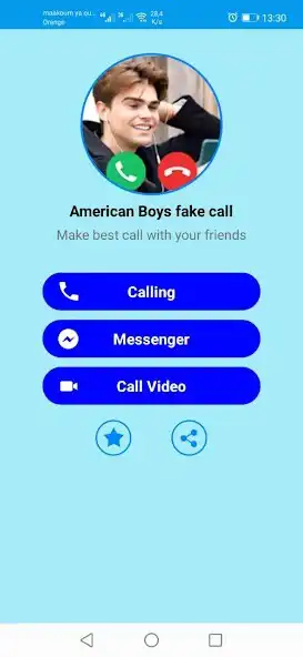 Play American Boys Fake Call Video as an online game American Boys Fake Call Video with UptoPlay