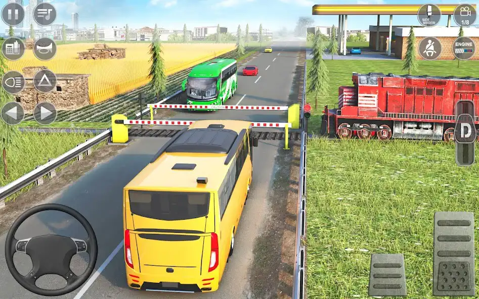Play American Bus Driving Simulator as an online game American Bus Driving Simulator with UptoPlay