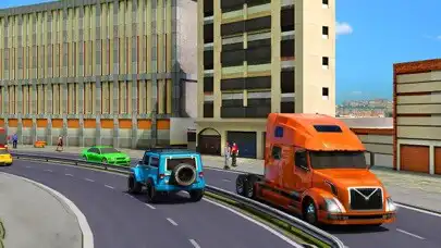 Play American Cargo Truck Simulator as an online game American Cargo Truck Simulator with UptoPlay