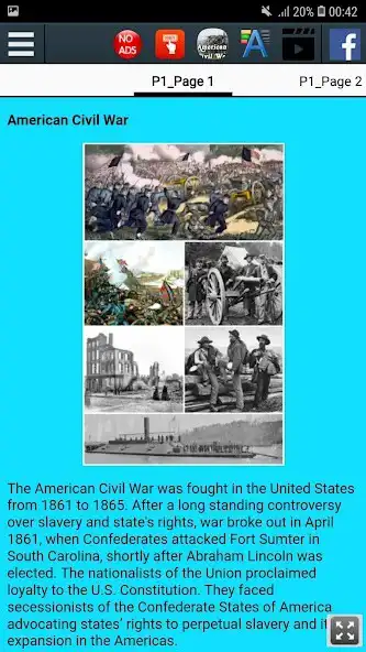 Play American Civil War History as an online game American Civil War History with UptoPlay