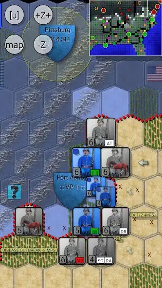 Play American Civil War as an online game American Civil War with UptoPlay