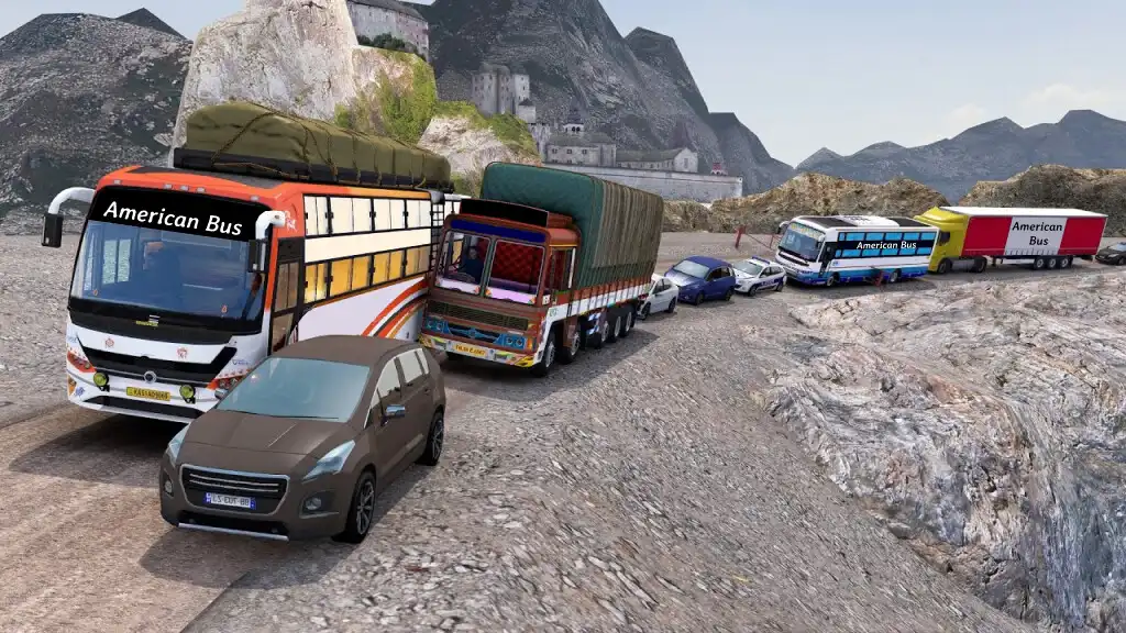 Play American Coach Bus Driving 3d as an online game American Coach Bus Driving 3d with UptoPlay