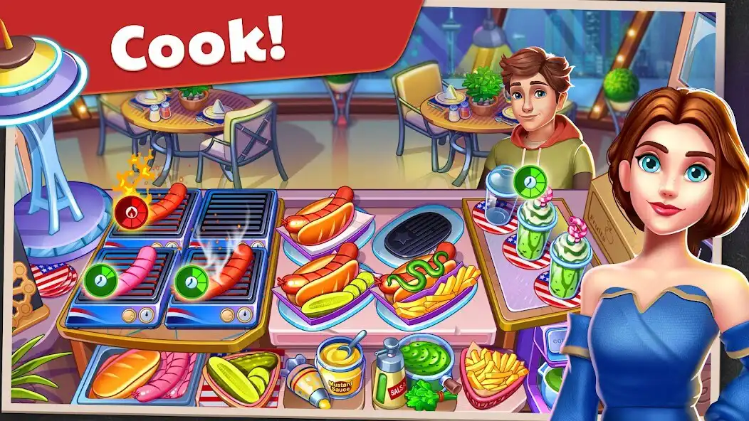 Play American Cooking Star Games as an online game American Cooking Star Games with UptoPlay