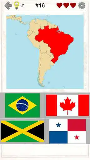 Play American Countries and Caribbean: Flags, Maps Quiz  and enjoy American Countries and Caribbean: Flags, Maps Quiz with UptoPlay