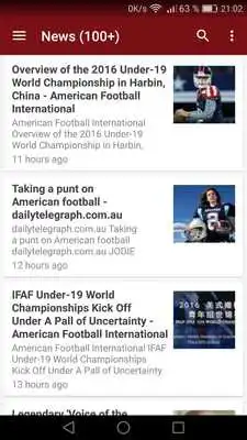 Play American football 2016/2017