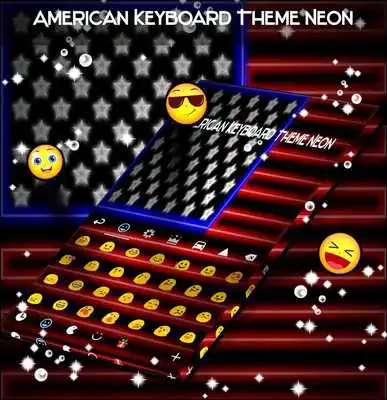 Play American Keyboard Theme Neon