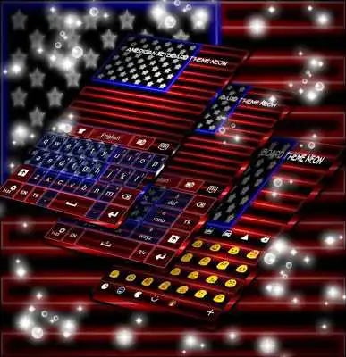 Play American Keyboard Theme Neon