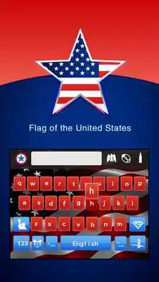 Play American Keyboard Theme(US Flag)